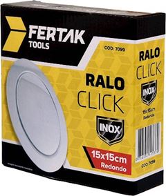 RALO CLICK 15X15 RED METAL FERTAK
