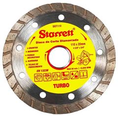 DISCO DIAM TURBO 110MMX20MM STARRETT