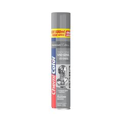 TINTA SPRAY USO GERAL 500ML ALUMINIO CHEMICOLOR