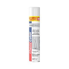 TINTA SPRAY USO GERAL 500ML BRANCO BRILHANTE CHEMICOLOR