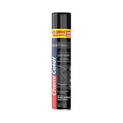 TINTA SPRAY USO G 500ML PRETO BRILHANTE CHEMICOLOR