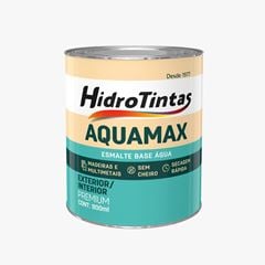 ESMALTE SINTETICO BASE AGUA AQUAMAX 750ML CINZA PLATINA HIDROTINTAS