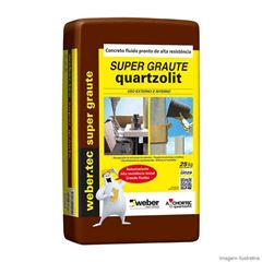 ARGAMASSA SUPERGRAUTE EXTERNO 25KG QUARTZOLI