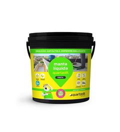 IMPERMEABILIZANTE MANTA LIQUIDA PRETA 3,6KG QUARTZOLIT