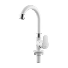 TORNEIRA LAVATORIO BICA MOVEL BRANCA CROMADA HERC