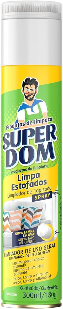 LIMPA ESTOFAD 300ML SUPER DOM CHEMICOLOR