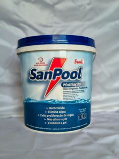 CLORO GRANULADO 10KG MULTIAÇÃO 5EM1 SANPOOL