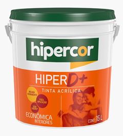 TINTA ACRILICA INTERNA HIPER D+ 15L BRANCO NEVE HIPERCOR