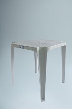 MESA QUAD TAMANDARE 70X70 BRANCA LIBERTY PLAST