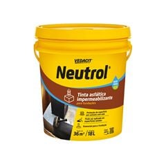 PINTURA ASFA NEUTROL B/AGUA BD 18L VEDAC