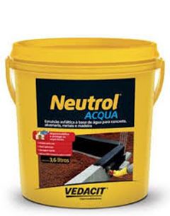 PINTURA ASFALTICA NEUTROL BASE AGUA 3,6L VEDACIT