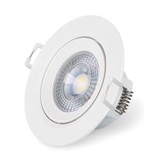 LUMINARIA SPOT NX05R REDONDO 5W 3000K PLASTICO NITROLUX