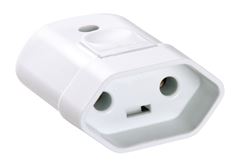 PLUGUE FEMEA 2P 20A BRANCO 250V TRAMONTINA