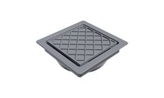 RALO QUADRADO OCULTO 10X10CM KRONA