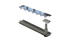 RALO LINEAR PVC SECO 50CM ACAB POLIDO KRONA