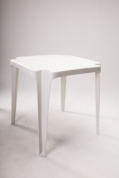 MESA JULIANA BRANCA DUOPLASTIC