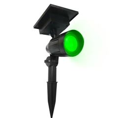 ESPOTE LED SPOT SOLAR 3W 50LM VERDE OUROLUX