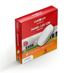 PLAFON LED SUPER ECO PVC SOBREPOR REDONDO 12W 6500K BIV OUROLUX