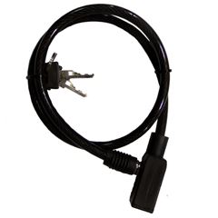 TRANCA PARA BICICLETA COM CHAVE 6MMX1M GUEPAR