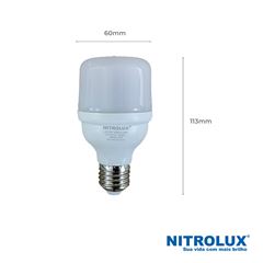 LAMPADA LED BULBO 20W 6500K T60 NITROLUX