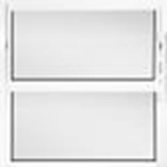 BASCULANTE ALUMINIO 2 FOLHAS BRANCO A30XL30CM VIDRO LISO FENIX