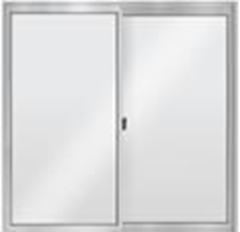JANELA DE CORRER ALUMINIO 2 FOLHAS COM GRADE A100XL80 VIDRO LISO FENIX