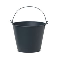 BALDE P/CONCRETO ACO INOX 10 LITROS CINZAA METALOSA