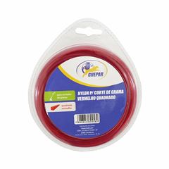 LINHA NYLON CORT GRAMA 1 65MM 15M VERMELHO GUEPAR
