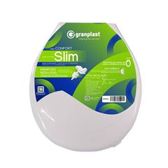 ASSENTO SANITARIO ALMOFADADO SLIM BRANCO GRANPLAST