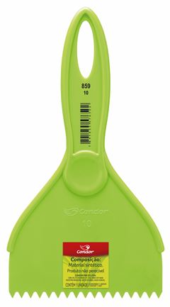 ESPATULA PLASTICO DENTADA 10CM 859 CONDOR