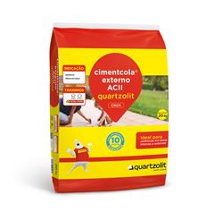 ARGAMASSA AC II 20KG EXTERNA CINZA QUARTZOLIT
