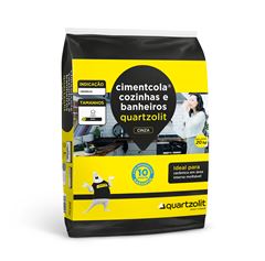 ARGAMASSA COZINHA/BANHEIRO 20KG QUARTZOLIT