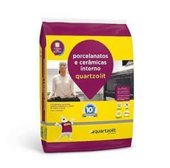 ARGAMASSA P/PORCELANATO E CERAMICA  INT 20KG QUARTZOLIT