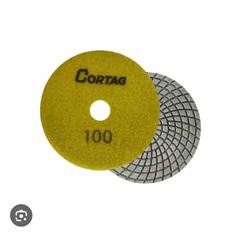 DISCO DIAMANTADO 100MM GRAO 100 AMARELO CORTAG