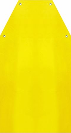 AVENTAL PVC 120X70 FORRADO C/TIRA AMARELO PLASTCOR