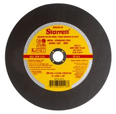 DISCO DE CORTE ACO/INOX 9X5/64X7/8MM STARRET