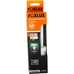 LAMPADA FLUOR COMPACTA 15W 220V FOXLUX 