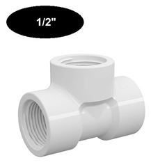 TE COM ROSCA 90° 1/2” BRANCO KRONA 
