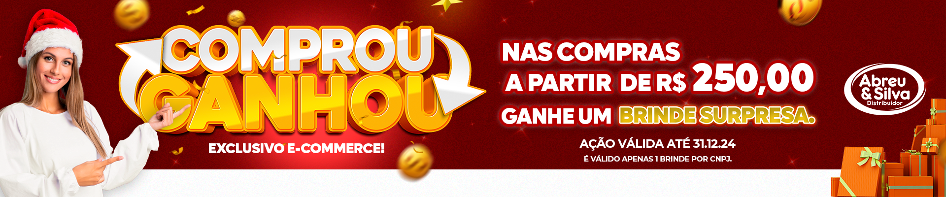 COMPROU GANHOU!