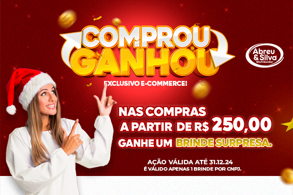 COMPROU GANHOU!